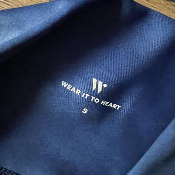 wear it to heart reversible blue legging and sport bra Sets size S - Picture 5 of 6